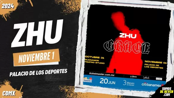 ZHU EN CDMX PALACIO DE LOS DEPORTES 2024