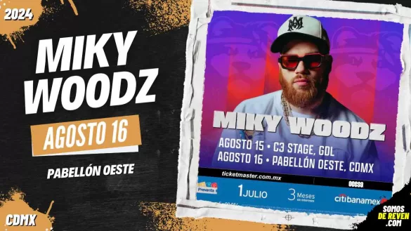 MIKY WOODZ EN CDMX PABELLÓN OESTE 2024