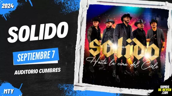 SOLIDO EN MONTERREY AUDITORIO CUMBRES 2024