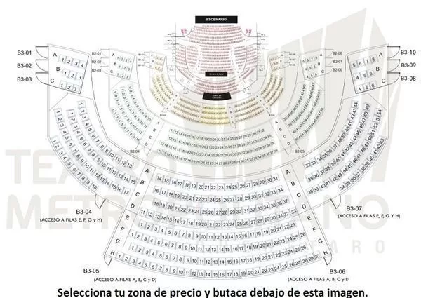 MAPA TEATRO METROPOLITANO