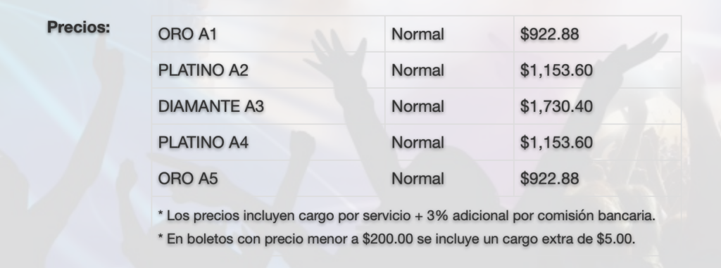 REIK EN DURANGO 2025 FERIA LA VILLISTA PRECIOS