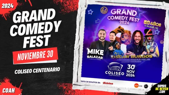 GRAND COMEDY FEST EN TORREÓN COLISEO CENTENARIO 2024