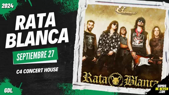 RATA BLANCA EN GUADALAJARA C4 CONCERT HOUSE 2024