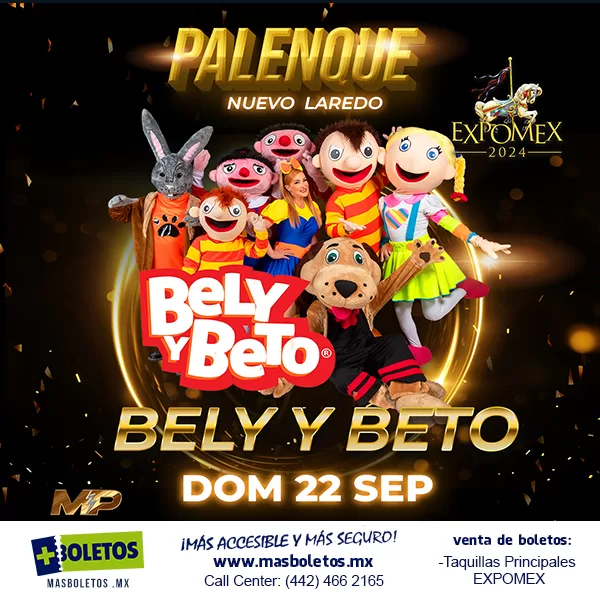 BELY Y BETO EN PALENQUE EXPOMEX 2024