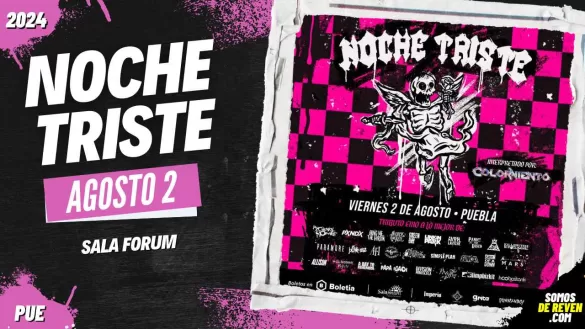 NOCHE TRISTE EN PUEBLA SALA FORUM 2024