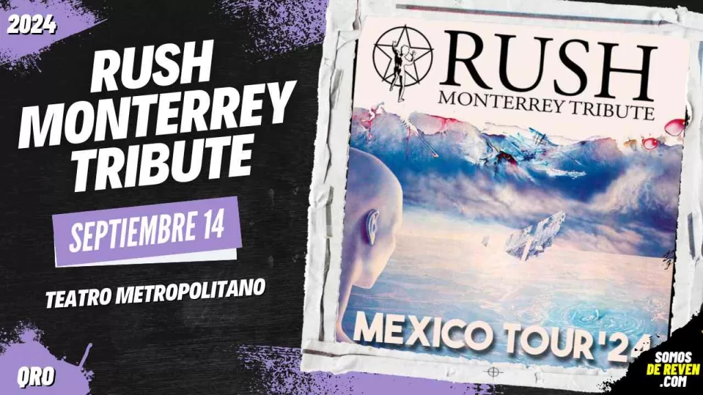 RUSH MONTERREY TRIBUTE EN QUERÉTARO TEATRO METROPOLITANO 2024