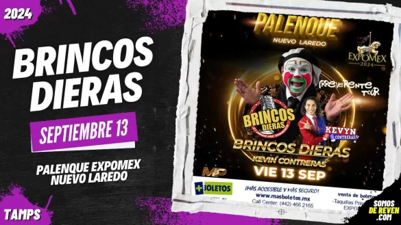 BRINCOS DIERAS EN PALENQUE EXPOMEX 2024