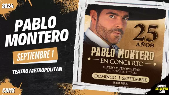 PABLO MONTERO EN CDMX TEATRO METROPÓLITAN 2024