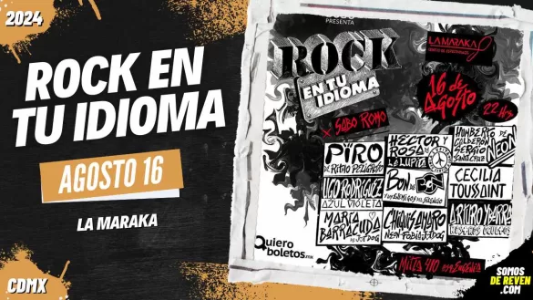 ROCK EN TU IDIOMA EN CDMX 2024