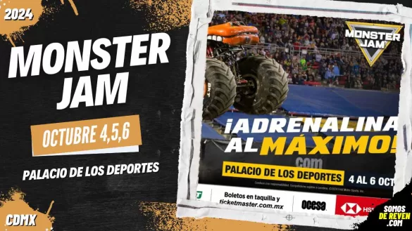 MONSTER JAM EN CDMX PALACIO DE LOS DEPORTES 2024