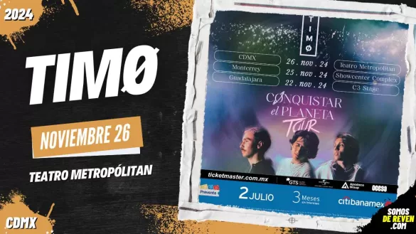 TIMO EN CDMX TEATRO METROPÓLITAN 2024