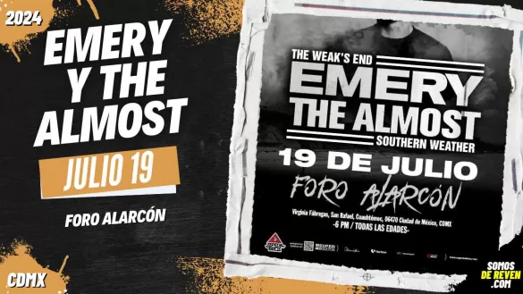 EMERY Y THE ALMOST EN CDMX FORO ALARCÓN 2024