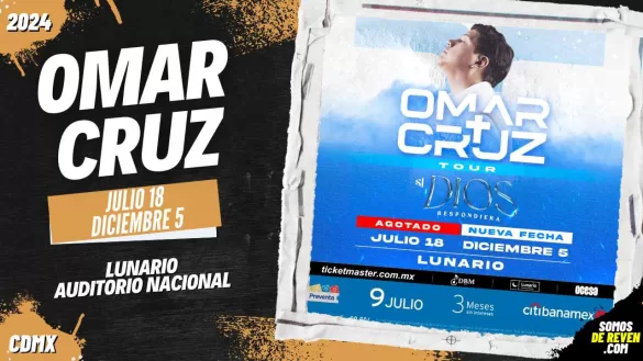 OMAR CRUZ EN CDMX LUNARIO 2024