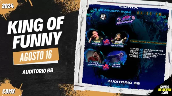 KING OF FUNNY EN CDMX AUDITORIO BB 2024