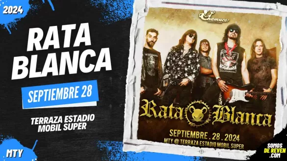 RATA BLANCA EN MONTERREY TERRAZA ESTADIO MOBIL SUPER 2024