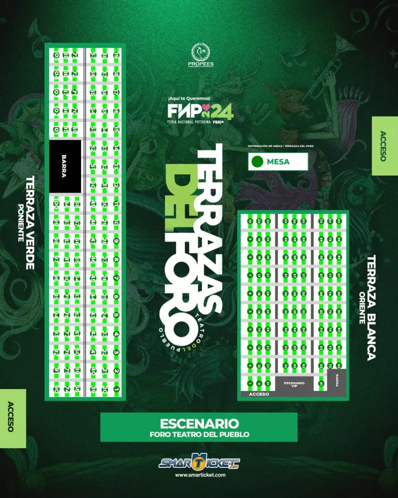 mapa terrazas del foro feria nacional potosina