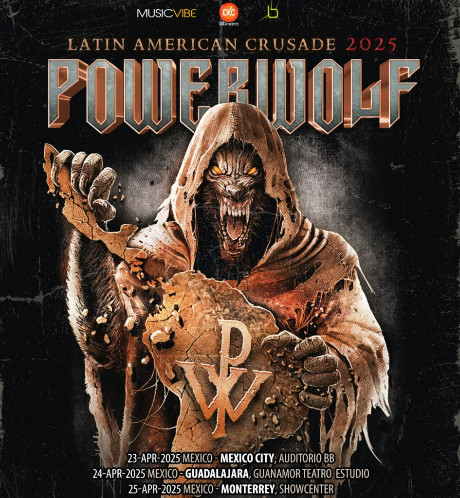 POWERWOLF EN mexico 2025