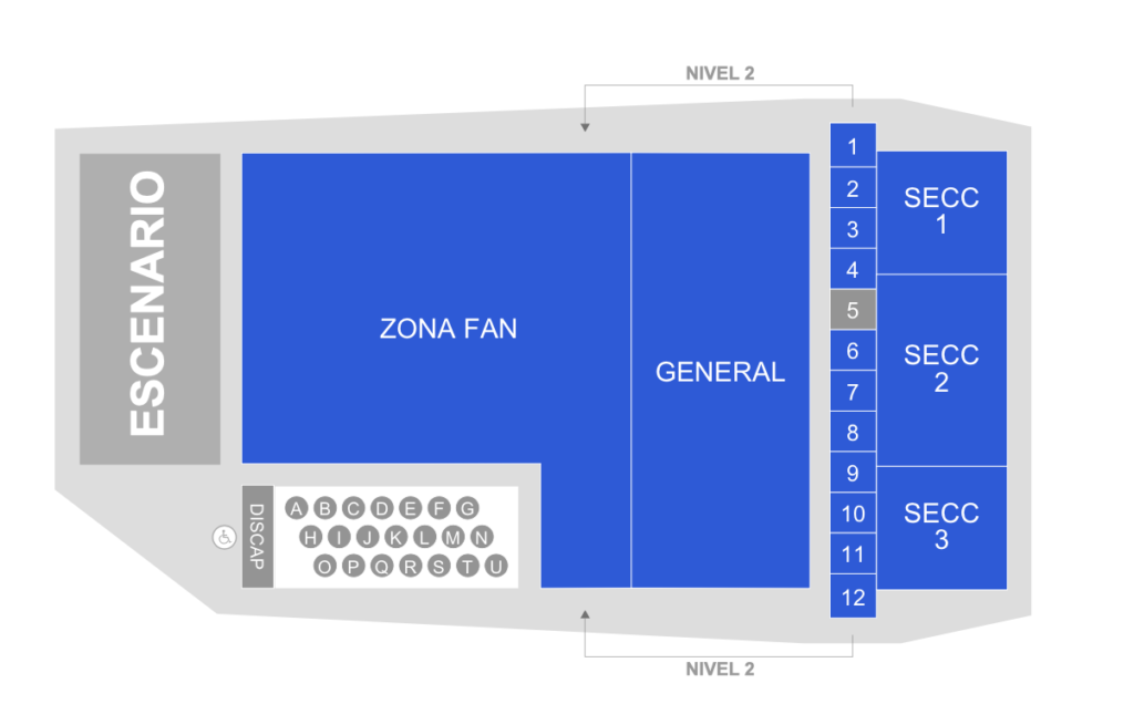 mapa pepsi center