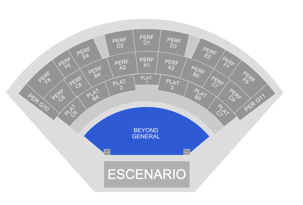 mapa auditorio Citibanamex