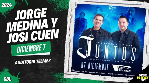 JORGE MEDINA Y JOSI CUEN EN GUADALAJARA AUDITORIO TELMEX 2024