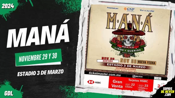 MANÁ EN GUADALAJARA ESTADIO 3 DE MARZO 2024