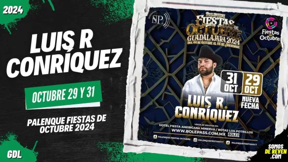 LUIS R CONRÍQUEZ EN GUADALAJARA PALENQUE FIESTAS DE OCTUBRE 2024