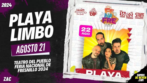 PLAYA LIMBO EN ZACATECAS FERIA FRESNILLO 2024