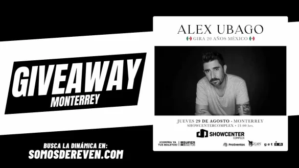 ALEX UBAGO EN SHOWCENTER COMPLEX GIVEAWAY MONTERREY 2024