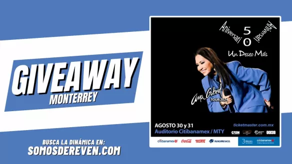 ANA GABRIEL EN AUDITORIO CITIBANAMEX GIVEAWAY MONTERREY 2024