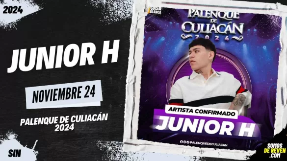 JUNIOR H EN PALENQUE DE CULIACÁN 2024