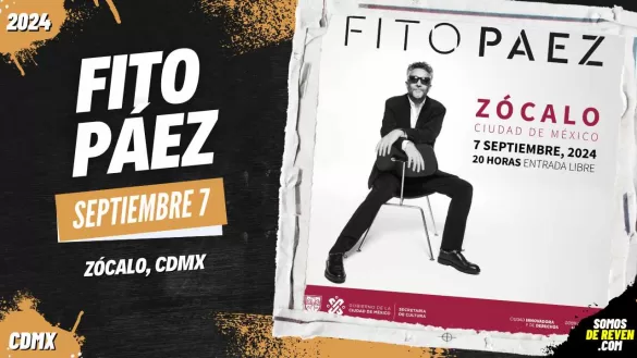 FITO PÁEZ EN EL ZÓCALO CDMX 2024