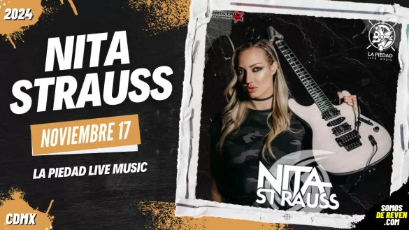 NITA STRAUSS EN CDMX LA PIEDAD LIVE MUSIC 2024