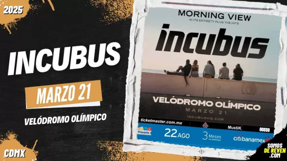 INCUBUS EN CDMX 2025