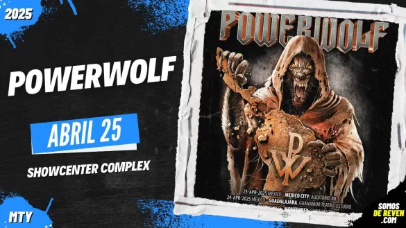 POWERWOLF EN MONTERREY 2025