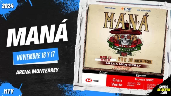 MANÁ EN ARENA MONTERREY 2024