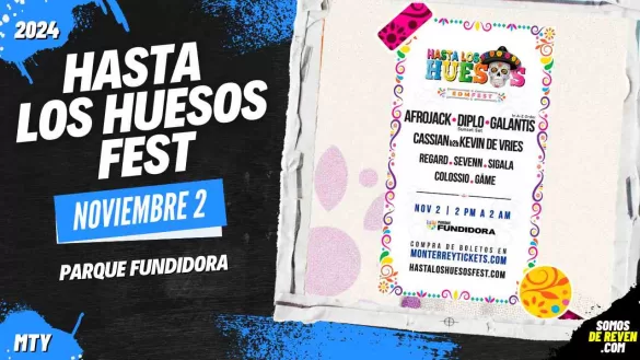 HASTA LOS HUESOS FEST EN MONTERREY PARQUE FUNDIDORA 2024