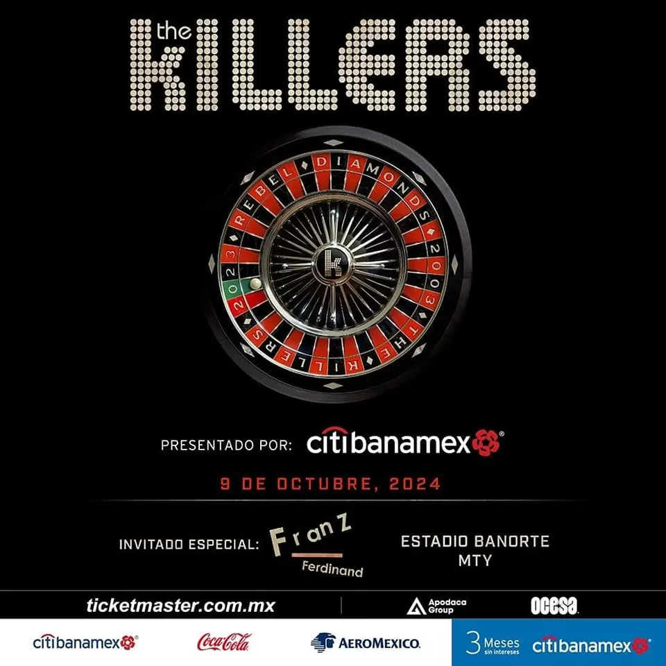 THE KILLERS EN MONTERREY ESTADIO BANORTE 2024