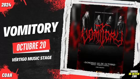 VOMITORY EN TORREÓN VÉRTIGO MUSIC STAGE 2024