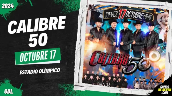 CALIBRE 50 EN CIUDAD GUZMÁN ESTADIO OLÍMPICO 2024