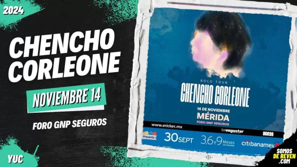 CHENCHO CORLEONE EN MÉRIDA FORO GNP SEGUROS 2024