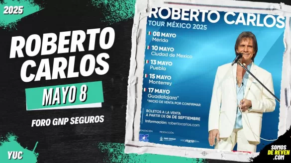 ROBERTO CARLOS EN MÉRIDA 2025