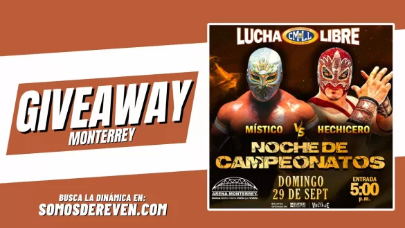 LUCHA LIBRE CMLL EN ARENA MONTERREY GIVEAWAY 2024