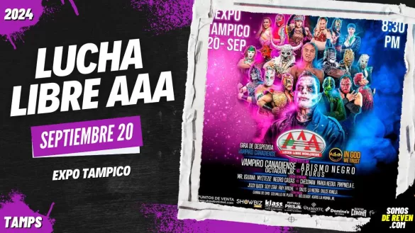 LUCHA LIBRE AAA EN EXPO TAMPICO 2024