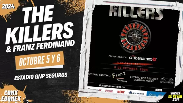 THE KILLERS EN CDMX ESTADIO GNP SEGUROS 2024