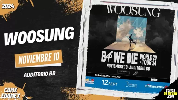 WOOSUNG EN CDMX AUDITORIO BB 2024