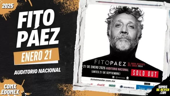 FITO PÁEZ EN CDMX 2025