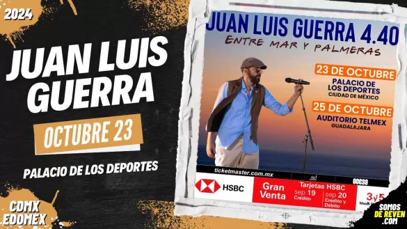 JUAN LUIS GUERRA EN CDMX 2024