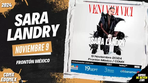 SARA LANDRY EN CDMX FRONTÓN MÉXICO 2024