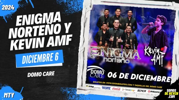 ENIGMA NORTEÑO Y KEVIN AMF EN MONTERREY DOMO CARE 2024