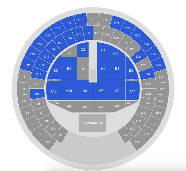 MAPA PALACIO DE LOS DEPORTES